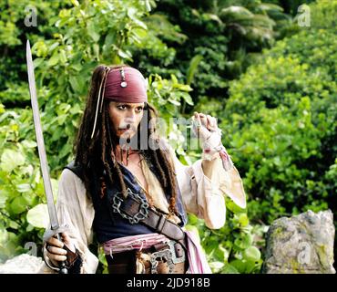 JOHNNY DEPP, PIRATI DEI CARAIBI: IL PETTO DELL'UOMO MORTO, 2006, Foto Stock