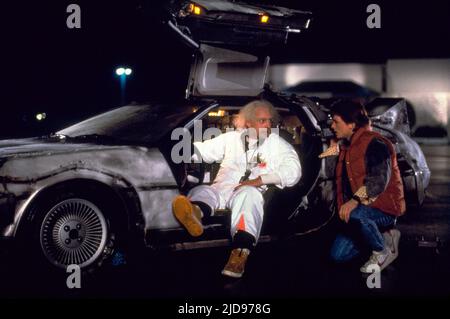 LLOYD,FOX, RITORNO AL FUTURO, 1985, Foto Stock