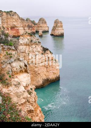 Ponta da Piedade. Lagos, Portogallo Foto Stock