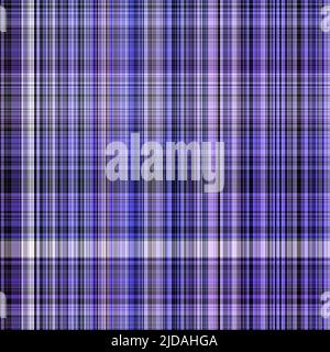 Colore tartan diagonale viola peri dell'anno texture motivo senza cuciture. Gingham tonale, grunge controllare texture sfondo trendy. Lavaggio bianco e blu tenue Foto Stock