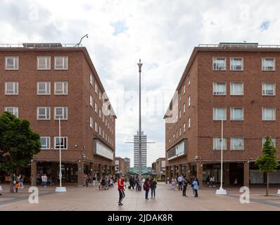 Broadgate Standard, Broadgate, Coventry, West Midlands. Foto Stock