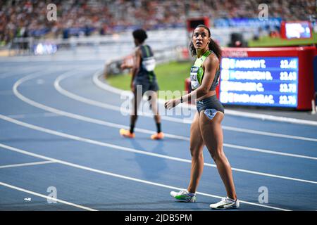 Parigi, Francia. 18th giugno 2022. Ditaji Kambundji della Svizzera durante la Wanda Diamond League 2022, Meeting de Paris (atletica) il 18 giugno 2022 allo stadio Charlety di Parigi, Francia - Foto Victor Joly / DPPI Credit: Victor Joly/Alamy Live News Foto Stock