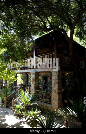 Ponta dos Ganchos Eco Resort, una struttura Relais & Chateau a Governador Celso Ramos, Santa Catarina, Brasile Foto Stock