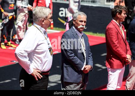 CAREY Chase (usa), ex Presidente e CEO di Formula uno Group FOG, ritratto durante la Formula 1 AWS Grand Prix du Canada 2022, 9th round del FIA Formula uno World Championship 2022, sul circuito Gilles Villeneuve, dal 17 al 19 giugno 2022 a Montreal, Canada - Foto: Florent Gooden / DPPI/DPPI/LiveMedia Foto Stock