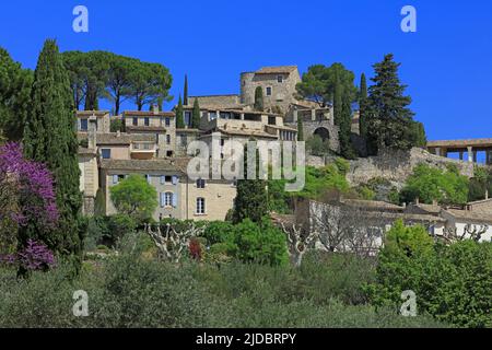 Francia, Vaucluse, Joucas, un villaggio nel parco naturale regionale del Luberon Foto Stock