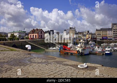 Francia, Manica Cherbourg-Octeville, banchine di Caligny Foto Stock