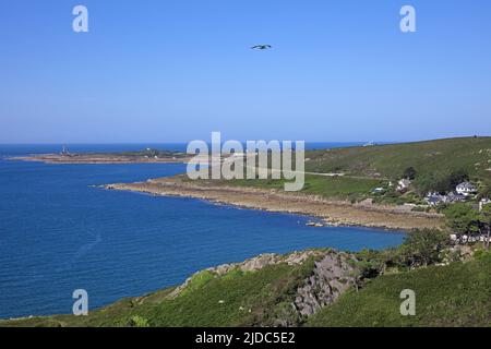 Francia, la Manche Fermanville, Capo Levi Foto Stock