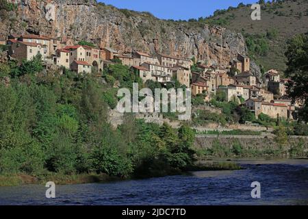 Francia, Aveyron Peyre, villaggio classificato, gole del Tarn Foto Stock