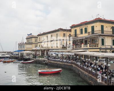 Visita Borgo Marinari, Napoli Foto Stock