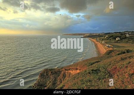 Francia, Finistère Kerlaz, la baia di Douarnenez, paesaggio marittimo Foto Stock