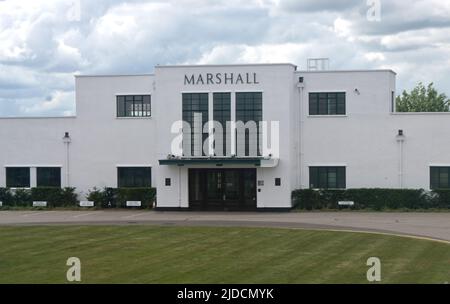 l'esterno dell'edificio aerospaziale marshall, cambridge Foto Stock