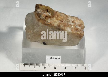 Criolite. Minerali. America del Nord; Danimarca; Groenlandia; Sermersooq; Kangilinnguit Arsukfjorden; Ivittuut Foto Stock