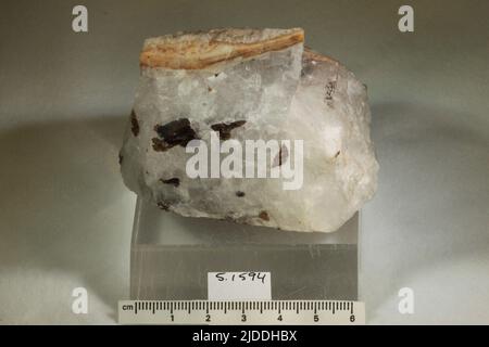 Criolite. Minerali. America del Nord; Danimarca; Groenlandia; Sermersooq; Kangilinnguit Arsukfjorden; Ivittuut Foto Stock