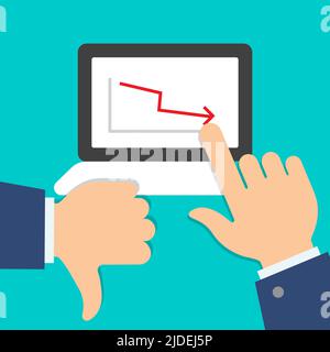 Vector Business o Finance Category Flat stile minimale icona colorata Illustrazione Vettoriale