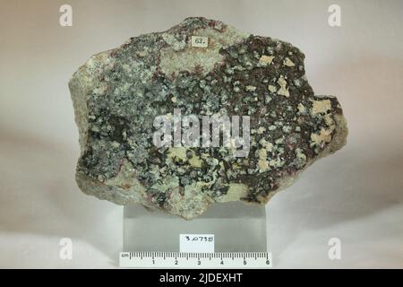 Minerali di Adamite. Europa; Francia; Provenza; Dipartimento Var; le Pradet; Miniera di la Garonna Foto Stock