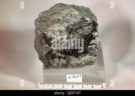 Epidote. Minerali. Nord America; USA; Massachusetts; Hampshire County; Huntington Foto Stock