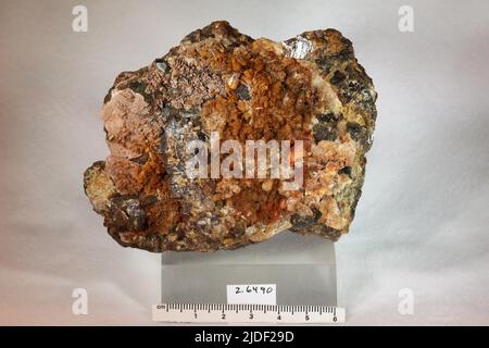 Hemimorphite. Minerali. Nord America; USA; Missouri; Newton County; Granby Foto Stock