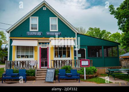 Landmark Oyster House Restaurant a Victoria, PEI Foto Stock