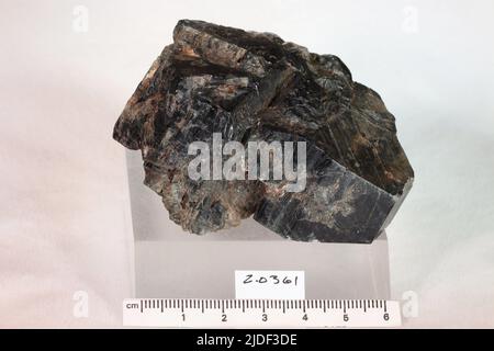 Anfibole. Minerali. Nord America; USA; New York; Saint Lawrence County; Edwards Foto Stock