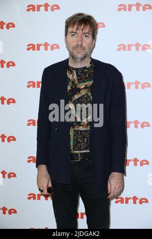 Albert Serra partecipa alla Premiere 'Les Amandiers' come parte di 'ARTE Fete 30 Ans De Cinema' alla Cinematheque il 16 giugno 2022 a Parigi, Francia. Foto di Jerome Domine/ABACAPRESS.COM Foto Stock