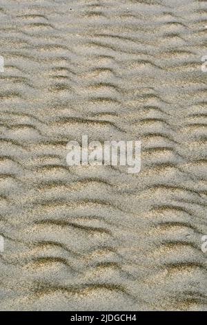 Sabbia modello - Mare riva Foto Stock
