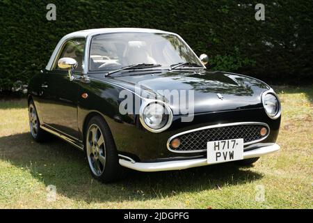 Nero Nissan Figaro Foto Stock