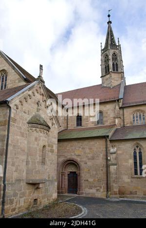 Abbazia cistercense Heilsbronn, Germania, Baden-Wuerttemberg Foto Stock