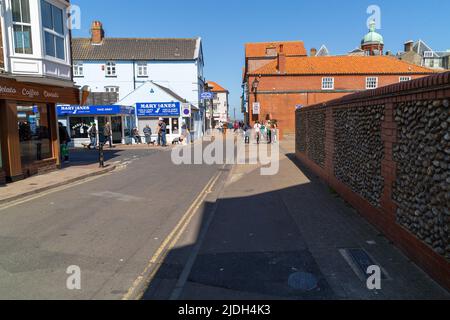 Mary Janes Fish and chip ristorante, Cromer, Norfolk Foto Stock