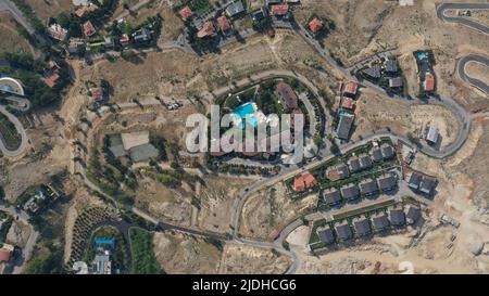 Faqra club, resort con piscine e campo da tennis, Monte Libano - Faraya, Medio Oriente Foto Stock