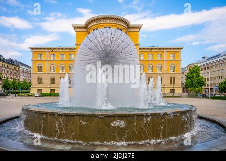 Fontana del dente di leone a Norra Latin a Stoccolma Foto Stock