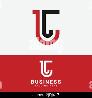 L C LC CL Letter Monogram Initial Logo Design Template. Adatto per General Sports Fitness Finance Construction Company Business Corporate Shop Illustrazione Vettoriale
