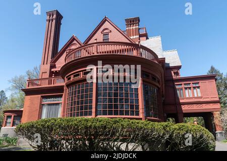 Thomas Edison House, Thomas Edison National Historical Park, West Orange, NJ, USA Foto Stock