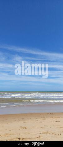 Spiaggia, Pirambu, Sergipe, Brasile Foto Stock