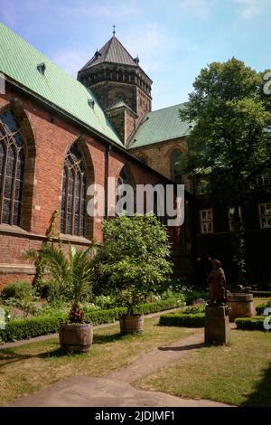 Vista dalla Cattedrale di Brema, nella città di Brema, in Germania Foto Stock