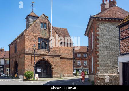 Watlington Town Hall High Street, Watlington, Oxfordshire, England, Regno Unito Foto Stock