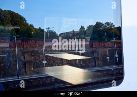 National Rail Strike, stazione ferroviaria di Sheffield, South Yorkshire Foto Stock