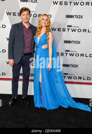 IRA David Wood, Evan Rachel Wood partecipa alla prima stagione 4 di Westworld di HBO, tenutasi presso Alice Tully Hall Lincoln Center a New York City, martedì 21 2022 giugno. Foto Stock