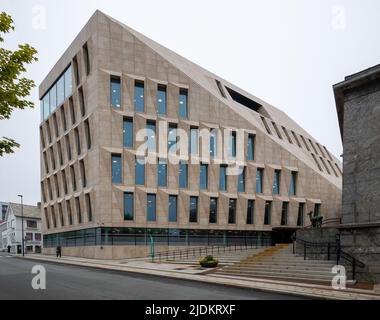 Il nuovo edificio comunale locale di Bodø, Norvegia, progettato dagli architetti danesi Atelier Lorentzen Langkilde (2019) Foto Stock