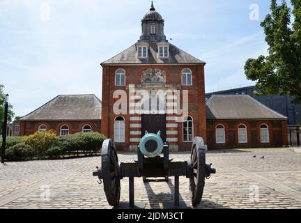 La Royal Brass Foundry, parte del Royal Arsenal a Woolwich, nel sud di Londra Foto Stock
