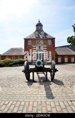 La Royal Brass Foundry, parte del Royal Arsenal a Woolwich, nel sud di Londra Foto Stock