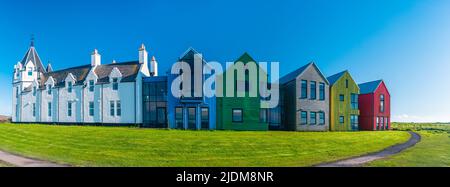 John o' Groats, Canisbay, Caithness, NC500, Scozia settentrionale, REGNO UNITO Foto Stock