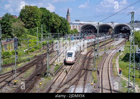 Stazione principale di Kiel, Germania Foto Stock