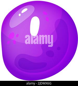 Jelly alfabeti colorati, alfabeto comico per bambini. Carattere Jelly Bright. Tipo di bambini per eventi, promozioni. Illustrazione Vettoriale