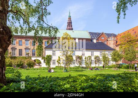 Il Giardino reale della Biblioteca (Det Kongelige Biblioteks Have) a Copenhagen, Danimarca. Foto Stock