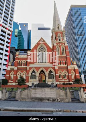 Il Metodista Albert Street unisce la Chiesa all'angolo tra Albert Street e Ann Street. Brisbane-Australia-002 Foto Stock