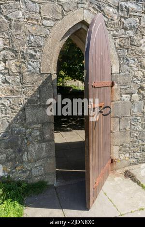 Il giardino murato a Dunraven Park, Southerndown. Si prega di credito: Phillip Roberts Foto Stock