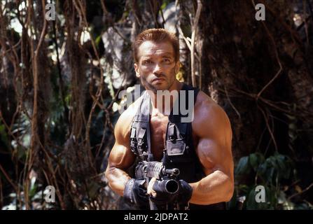 ARNOLD SCHWARZENEGGER, predator, 1987 Foto Stock