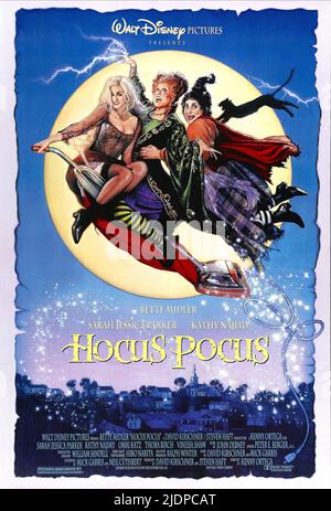 POSTER del filmato, Hocus Pocus, 1993 Foto Stock