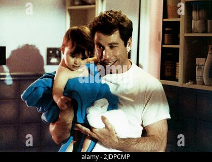 MILNER,TRAVOLTA, Senti chi parla troppo, 1990 Foto Stock