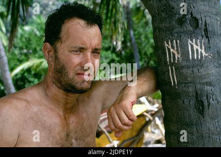 TOM HANKS Cast Away, 2000 Foto Stock